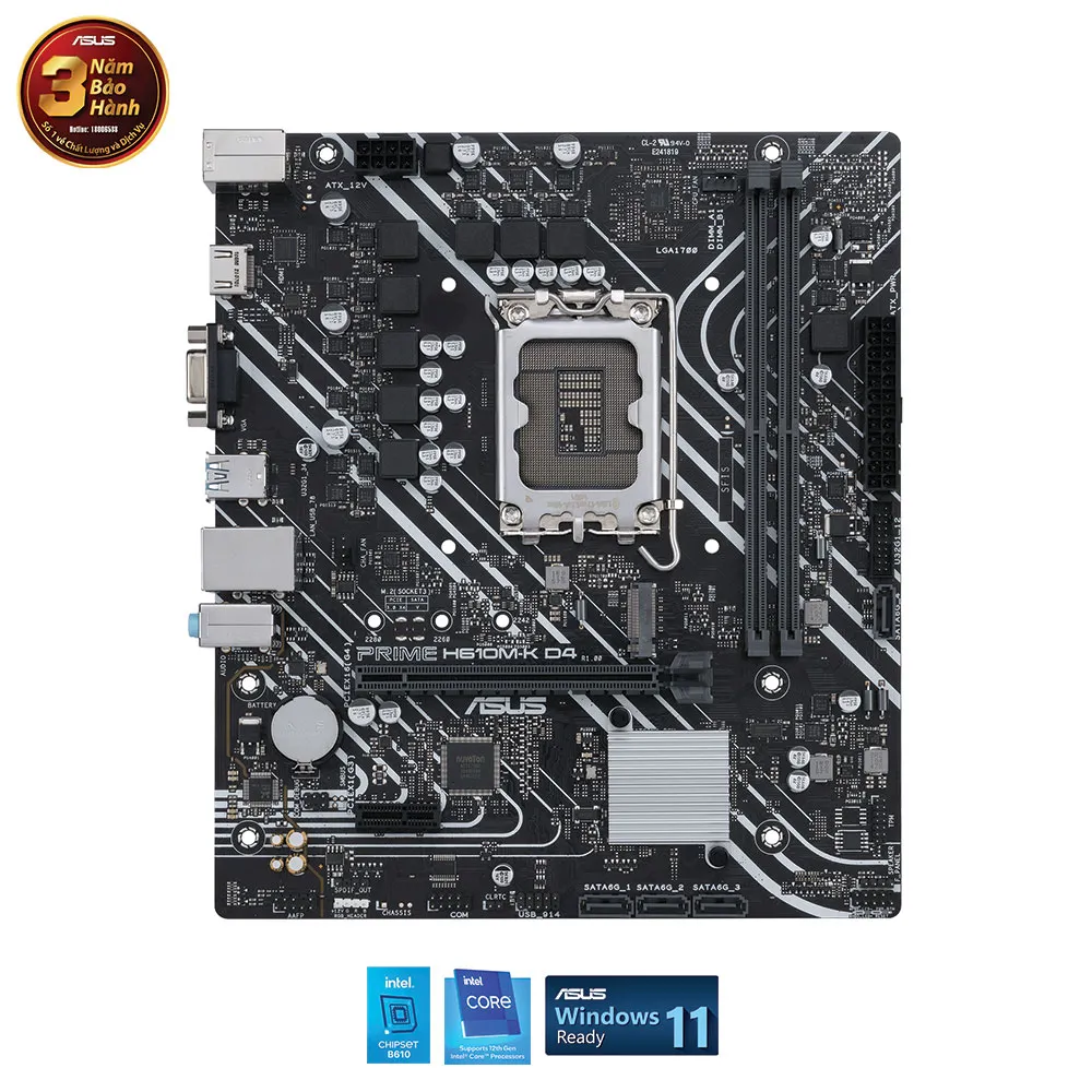 Mainboard Asus PRIME H610M-K D4 CSM